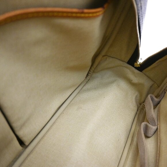 LOUIS VUITTON LV Logo Deauville Hand Bag Monogram Leather Brown - Picture 11 of 15